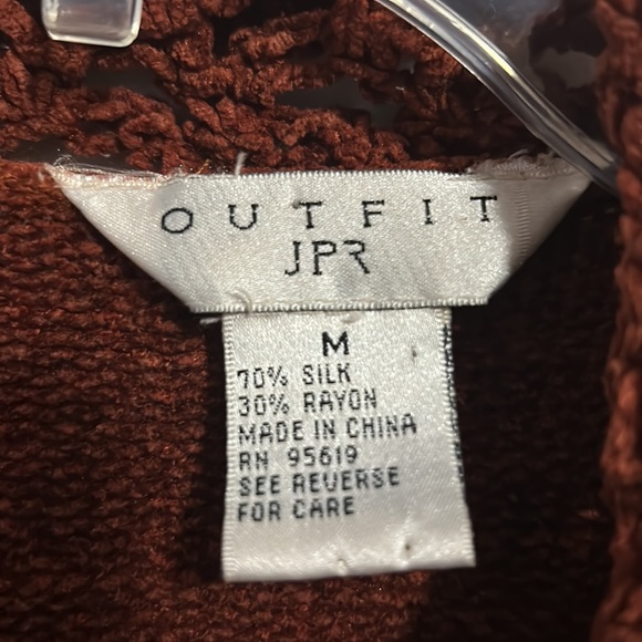 Outfit JPR Brown Button Up Knitted Bottom and Collered M Cardigan - Picture 9 of 10